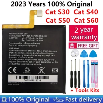 100% Originalni Smjenski baterija baterija baterija Baterija baterija Caterpillar Cat S40 S50 S60 CUBA-BL00-S50-000 458002-S40 APP-12F-F57571-CGX-111