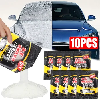 10ШТ Prašak za pranje vozila Šampon za čišćenje automobila Višenamjenski proizvodi za čišćenje Oplata za poliranje automobila Pribor za pranje vjetrobranskog stakla