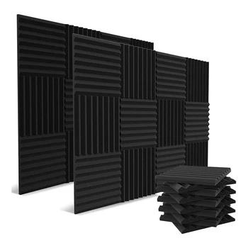 12 kom. akustične ploče 30x30x2,5 cm akustična pjena studijske pjena klinovi ploča visoke gustoće zvučni izolator klinovi zid za адсорбционной obrade