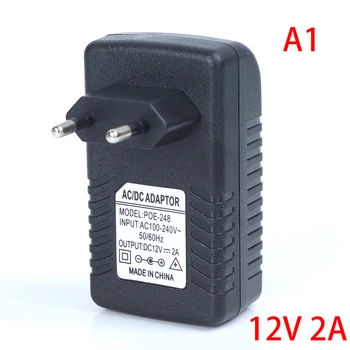 1PC EU Injektora za napajanje 15V DC 12V 24V 48V 0.5 A 1A POE Injektor Adapter za Napajanje Ethernet IP Kamera Telefoon PoE Voeding