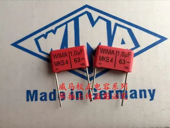 2020 topla rasprodaja 10 kom./20 kom. Njemački kondenzator WIMA MKS4 63V 1 μf 1,0 UF 105 63V P: 15 mm Audio kondenzator besplatna dostava