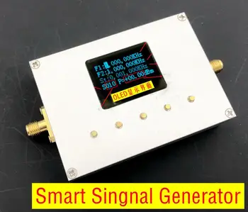 25MZH-6000 Mhz Pametan Generator сингнального radijskih signala izvor OLED Zaslon Podesiva amplituda f/Ham Радиоусилитель