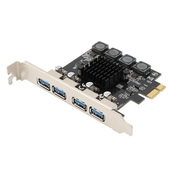 4 Port USB 3.0 PCI Express Kartica USB 3.0 PCI-E Kartica za proširenje pci-e na USB 3.0 Kartica Adaptera za PCIE 1X 4X 8X 16X Slot