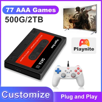 500G/2T Playnite System Prijenosni Vanjski Igre Hard disk sa AAA igrama za PS4/PS3/PS2/XBOX/WiiU/N64/DC/PSP za laptop /PC