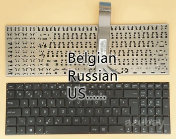 Američko-Belgijski Ruska Tipkovnica Za Asus K56C S56CA S56Cb S56Cm U58C U58CA U58CB U58CM V550C V550CA V550CB V550CM MP-12F53US-5283W
