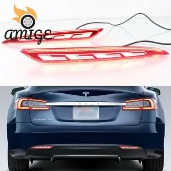 Auto led stražnja svjetla za Tesla Model S 2012 - 2019 2020 2021 Reflektor signala smjera бамперная žarulja svjetla, stražnja svjetla backup stop-signal