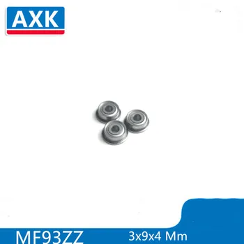 Axk Mf93zz Prirubnice ležaj 3x9x4 Mm Abec-3 (10 kom.) Minijaturne kuglične ležajeve Mf93 Z Zz s brtvenom prirubnicom