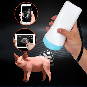Bežični Veterinarska Ultrazvučni Skener Prijenosni Test na trudnoću Ručni Ultrazvučni Aparat Svinja Ovca Veliki pas Džep stroj