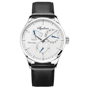Brand Agelocer, gospodo automatski satovi, dokaz safir dizajn, mehanički satovi, količinu unazad 42 sata, muški sat za fitness, modni sat