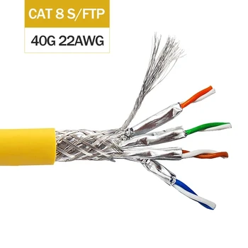 Cat8 high-Speed Mrežni Ethernet kabel 40 Gbit/s 2000 Mhz Sa Dvostrukim zaslanjanje rj 45 Mačka 8 Kabel Usmjerivač Modem Patch Kabel lan Kabel 20 m