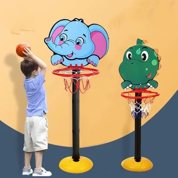 Dječja mini plastičnih баскетбольное prsten Montessori košarku, igračke za dečake starije od 3 godina Igračke za prostore i ulice košarkaške Lopte
