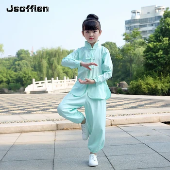 Dječji kostim za bavljenje borilačkim vještinama, odijelo za vježbanje tai chi kung fu u kineskom stilu, kostimi za dječake i djevojčice iz dječjeg vrtića
