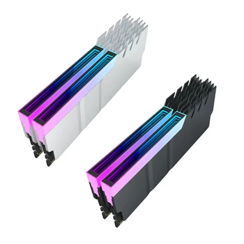 Efikasan radijator memorije koji odbija toplinu, hlađenje 5V 3pin ARGB-radijator s učinkom multi-boji načina, prsluk za hlađenje memorije