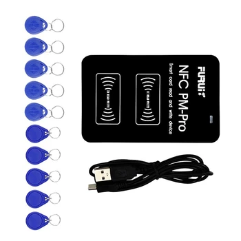 FURUI RFID Декодирующий Umnažanje NFC Smart Chip Card Reader 13,56 Mhz Klon Ikone 125 khz Žeton-Oznaka Pisac PM Pro aparat za ključeve