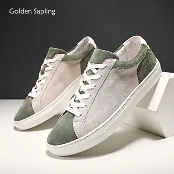Golden Sapling/ men ' s casual cipele i na ravne cipele od prave kože, klasični лоферы za vožnju, cipele za skateboard za odmor, muške cipele u retro stilu