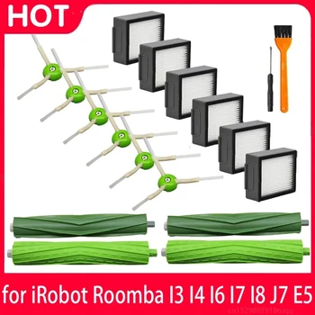 Hepa Filter Bočna Četka Za iRobot Roomba I7 I7 + I6 I8 I3 J7 Plus E5, E7 Serije E & I Usisavač Vrećice Rezervni Dijelovi