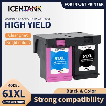 Icehtank Reciklirana Ink Cartridge 61XL Zamjena Za HP 61 XL je Kompatibilan Za Deskjet 1000 1050 1050A 1510 2000 2050 2050A
