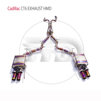 Ispušni sustav od legure titana HMD pogodan za Cadillac CT6 3,0 T automatsko modifikacija e-ventila Catback Pipe