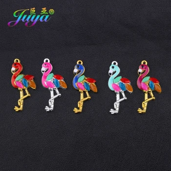 Juya эмалевые čari ručnog rada, uradi sam, raznobojnim amajlije u obliku životinja, ptica flamingo, boja za izradu narukvica, ogrlica, naušnica