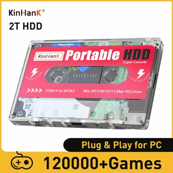 Kinhank Super Console X Batocera 33 500G 2T Hard Disk 110000 + Klasicni Video igre za MAME/ARKADE/DC/SS Plug and play