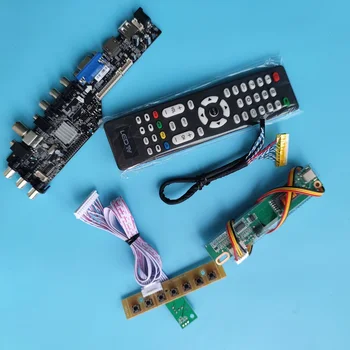 Kit za B141PW01 1440X900 Display LED Driver, Daljinski Upravljač HDMI-kompatibilnu Kontroler Zaslon Digitalni Panel USB VGA AV TV DVB-T