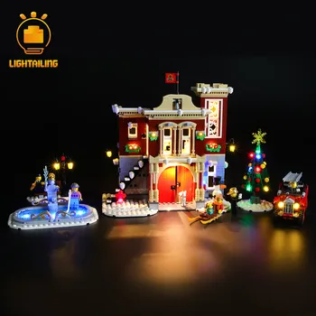Komplet led žarulje LIGHTAILING za 10263 komplet rasvjeta zimskog seoskog vatrogasnog doma (ne uključuje model)