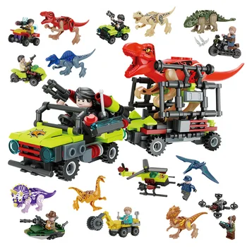 Konstruktor s dinosaura 8 u 1, blok, vozilo, univerzalni деформационная edukativne igračke 3842, igračke za sastavljanje, dječje igračke