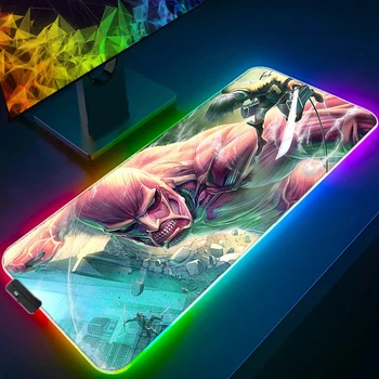 Laptop Anime RGB, veliki podloga za miša 800x400, gaming podloga za miša 