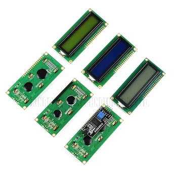 LCD1602 1602 LCD modul Plavo/Žuto-Zeleni Ekran 16x2 Karakter LCD zaslon PCF8574T PCF8574 PŠENICA I2C Sučelje 5 U za arduino
