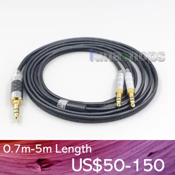 LN007140 crna 99% neto kabel za slušalice PCOCC za Pioneer Amiron Home Aventho Pioneer SE-MONITOR 5 SEM5