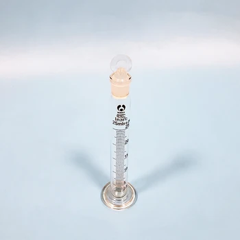 Mala cilindar od kvalitetnog borosilikatnog stakla s градуировками i притертой staklenim čepom, Kapacitet 25 ml, Laboratorijske cilindar