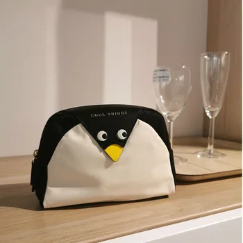 Najlon tkanine Slatka pingvin Косметичка ženska putnu torbu za pohranu toaletne potrepštine Organizaciji косметичка Prijenosni косметичка za pohranu