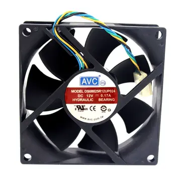 Originalni za AVC DS08025R12UP024 8025 12V 0.17 A PWM regulator brzine 4-linijski tihi ventilator procesora