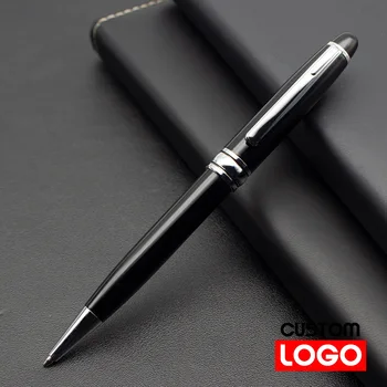 Personalizirano metalna kemijska olovka plava olovka može biti postavljen graviranje logotipa promotivni ručka poslovni poklon ručka