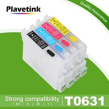 Plavetink 4 boje T0631 višekratnu upotrebu ink cartridge Epson Stylus C67 C87 C87PE CX4100 CX4700 CX3700