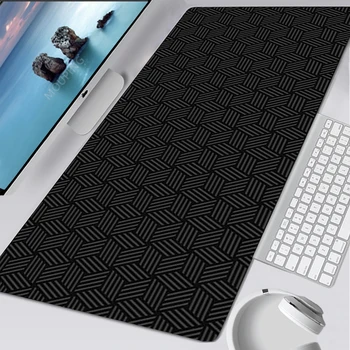 Podloga za miša u minimalističkom stilu, za laptop, crna i bijela podloga za miša, japanska tvrtka, stolni mat, podloge za miša, kompjuterski stolovi, gaming oprema, mat