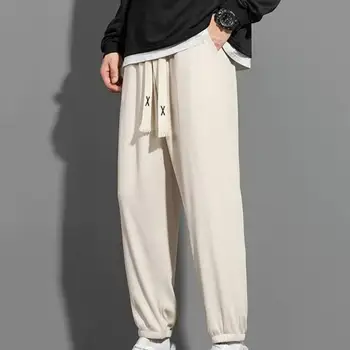 Popularni muške hlače, meke ljetne hlače s fleksibilnim gumicom u struku, muške hlače za svakodnevno nošenje