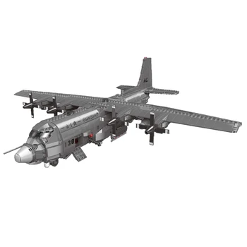 Setovi modela borbenih zrakoplova AC130, vojni zrakoplovi C130 /C-130 Hercules (1713 kom.) Setovi građevinskih blokova zrakoplova i mlazni motori