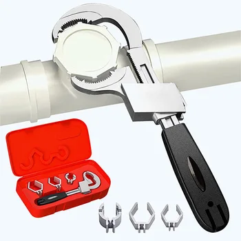 Skup гаечных ključeva za kupaonicu Univerzalna podesiva dvostrani ključ u obliku polumjeseca Ručni alat za popravak cijevi i ventila, slavina, tuševa glave