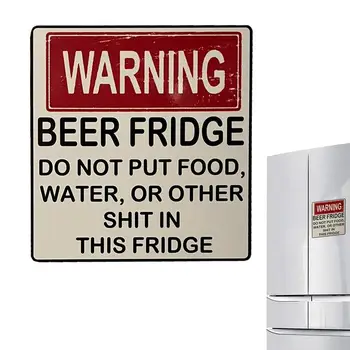 Smiješno upozorenje magnet za pivo hladnjaka, magnetna pločica za pivo hladnjaka, naljepnice-organizator za frižider s hranom, kuće magnet za hladnjak