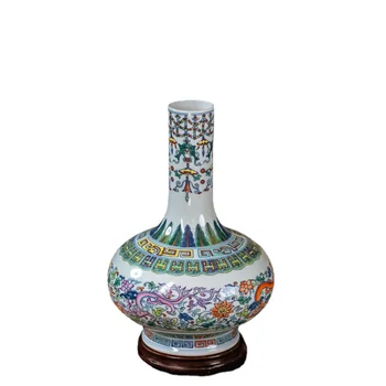 Stakleno keramička vaza Nova kineska cvjetnih aranžmana Ukras antičkim police za dnevni boravak Klasična boja vaza porculan ukras