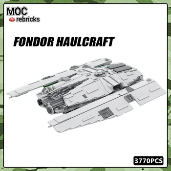 Svemirski rat UCS Fondor Haulcraft brod MOC gradbeni blok Starcraft Коллекционный skup DIY skupština model Tehnologija Cigle igračke poklon