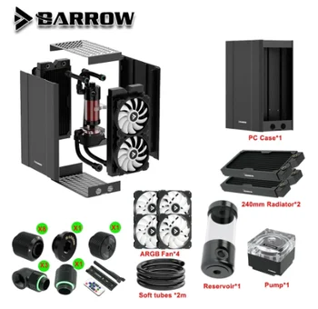 Telo Barrow External Water Cooling Dock ITX Podržava Dual radijator 240 360 mm + Rezervoar za gorivo DDC + VENTILATOR + Blag cijevni priključak ARGB EXWCA