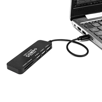 USB C HUB 2.0 Type C, 3 porta, multi USB razdjelnik, OTG adapter, čitač Micro SD kartica za PC Xiaomi Macbook Pro računala, računalna oprema