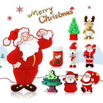 USB Flash Drive Poglavica Crtani film Djed Mraz Božićno Drvce Sjeverni Jelen Flash-Drive 4 GB 8 GB 16 GB, 32 G 64 GB memorijska Kartica Božićni Poklon