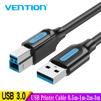 Vention USB Kabel za pisač USB 3.0 Tip A Nožica-B Штекерный Kabel za Canon i Epson HP ZJiang Pisač Naljepnica DAC USB Pisač 0,5 M-1 m 3 m