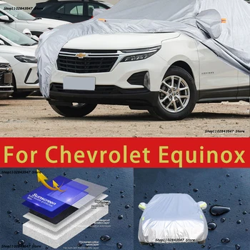 Za Chevrolet Equinox Vanjska zaštita Pun auto sjedalo Snježni pokrivač štitnik za sunce Vodootporan prašinu vanjske auto oprema