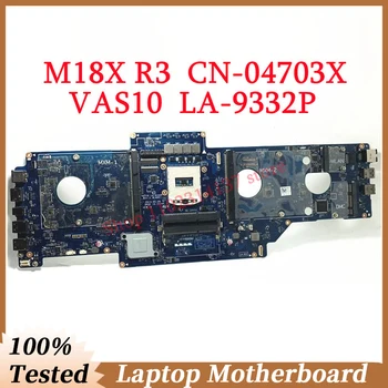 Za Dell Alienware M18X R3 CN-04703X 04703X 4703X Matična ploča VAS10 LA-9332P Matična ploča Laptopa HM86 100% u Potpunosti Testiran, Radi dobro