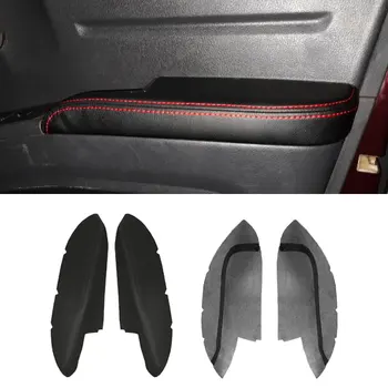 Za Honda Ridgeline 2009 2010 2011 2012 2013 2014 unutrašnjost automobila od mikrovlakana, 2 kom, jastuk na poklopac naslona za ruke prednjih vrata