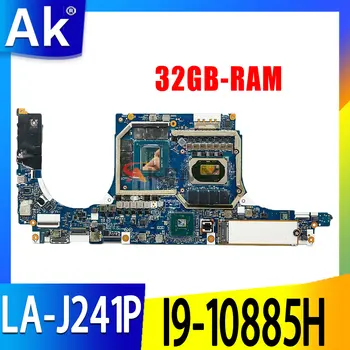 Za laptop HP ZBook Fury 15 G7 Matična ploča s procesorom Intel I9-10885H 32 GB ram-a RTX3000 6 GB GPU M12871-001 M12871-601 FPM50